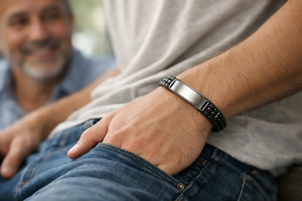 A Personalized Bracelet for Son He’ll Wear
