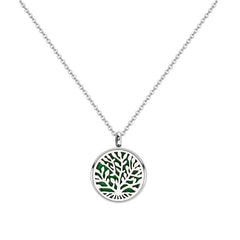 12MM Stainless Steel Aromatherapy Pendant Necklace