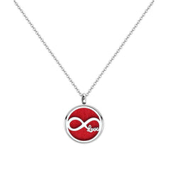 12MM Stainless Steel Aromatherapy Pendant Necklace