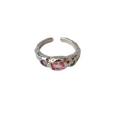 Colorful Zircon Ring Collection