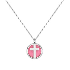 12MM Stainless Steel Aromatherapy Pendant Necklace