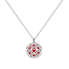 12MM Stainless Steel Aromatherapy Pendant Necklace