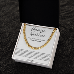 To My Boyfriend – Our Love Story Promise Necklace