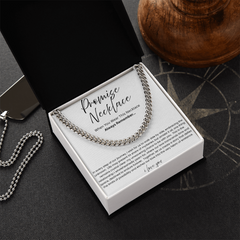 To My Boyfriend – Our Love Story Promise Necklace
