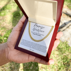To My Boyfriend – Our Love Story Promise Necklace