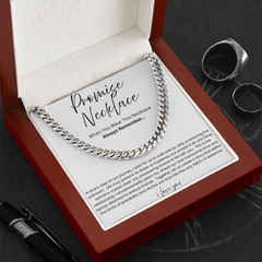 To My Boyfriend – Our Love Story Promise Necklace