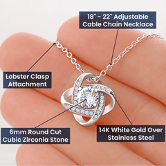 To My Future Mother In-Law - Love Knot Necklace