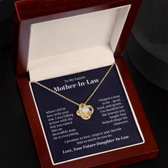 To My Future Mother In-Law - Love Knot Necklace