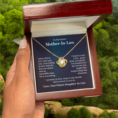 To My Future Mother In-Law - Love Knot Necklace