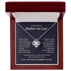 To My Future Mother In-Law - Love Knot Necklace