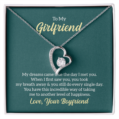 To My Girlfriend - Forever Love Necklace