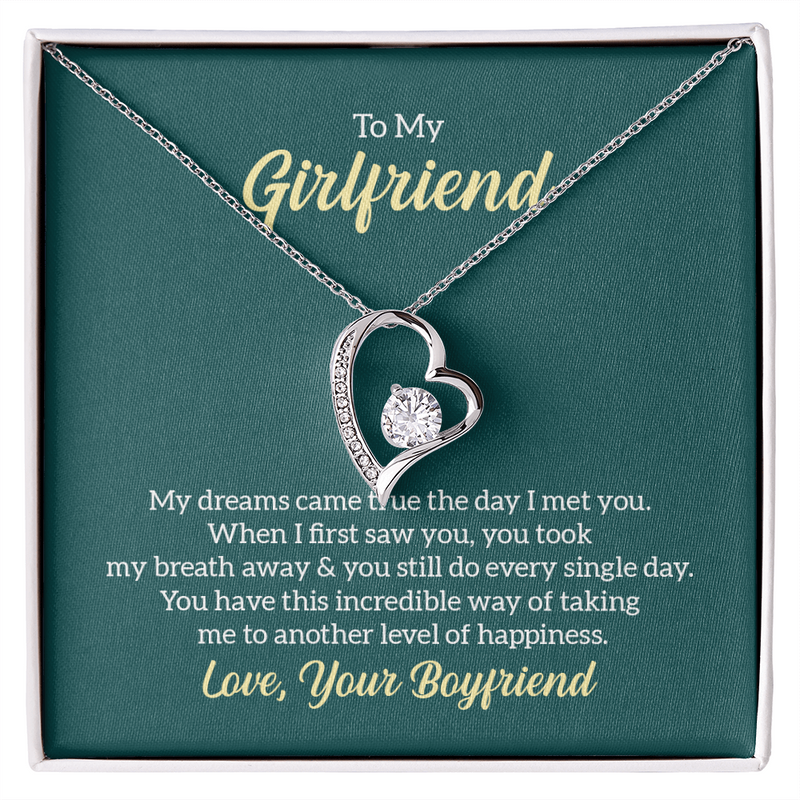 To My Girlfriend - Forever Love Necklace