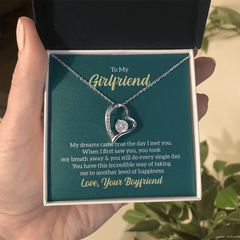 To My Girlfriend - Forever Love Necklace