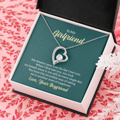 To My Girlfriend - Forever Love Necklace