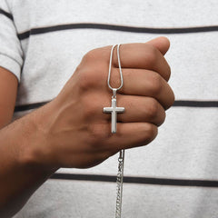 To My Boyfriend - Promise Artisian Cross Snake Chain Necklace