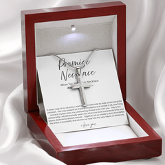 To My Boyfriend - Promise Artisian Cross Snake Chain Necklace