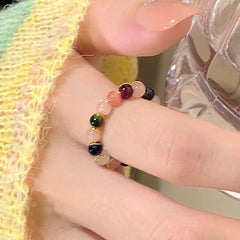 Colorful Zircon Ring Collection