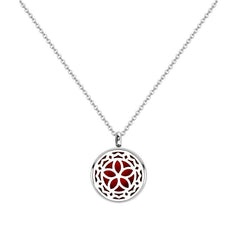 12MM Stainless Steel Aromatherapy Pendant Necklace