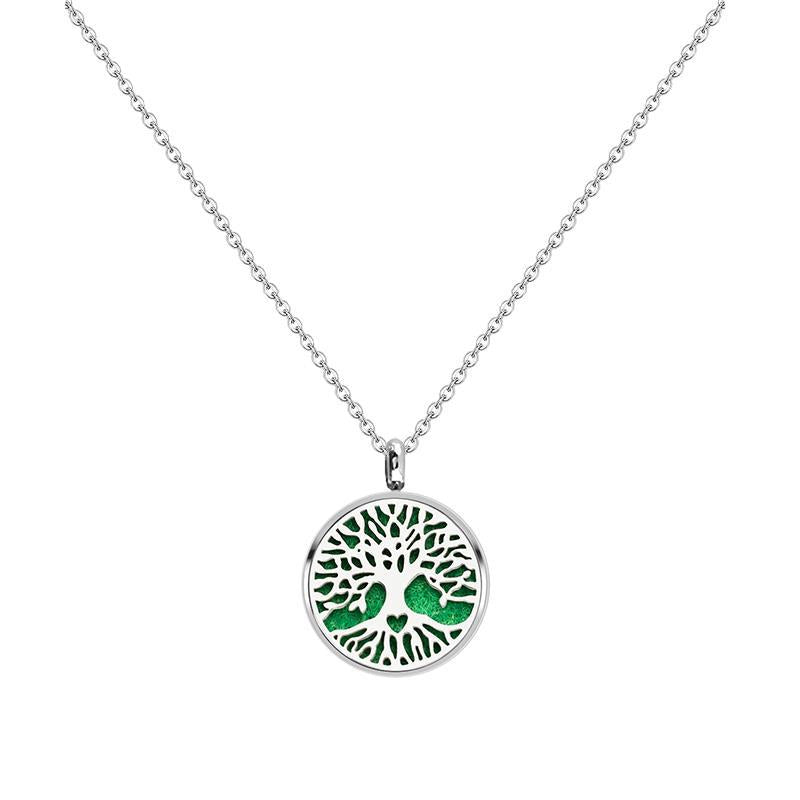 12MM Stainless Steel Aromatherapy Pendant Necklace